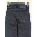 ZARA NWT Flared Bootcut Leg Slim Cut High Rise Full Length Jean 0 Black 3054 Photo 6