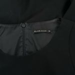 Black Halo  Black Half Sleeve Fit And Flare Dress Photo 4