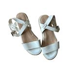 A New Day White Chunky Sandals Photo 1