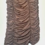 Majorelle Tabitha Midi Dress in Cappuccino Brown XXS Photo 8