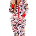 Tipsy Elves  MEOWY CATMUS fleece JUMPSUIT NWT Photo 0