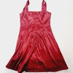 MORE TO COME Abigail Mini Dress in Wine Red XS Photo 10