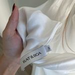 Rat & Boa  Ophelia White Dress Gold Chain Back Photo 6