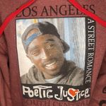 TuPac Graphic Print Hoodie Red Photo 1