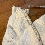 1. State  white cotton eyelet puff sleeve blouse small Photo 7