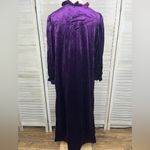 LADY LISANNE Vintage Velour Nightgown Purple/Magenta Photo 2