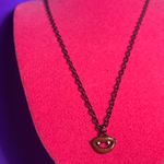Boutique Vampire Fangs Teeth Bite Kiss Necklace Gothic Kawaii Egirl Emo Halloween costume Photo 0