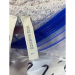 Paper Crane Paper‎ Crane Womens Button Down Tie Front Top Long Sleeve Waffle Knit Large Photo 11