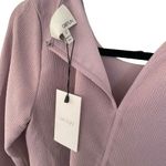 Greylin Anthropologie  Chelsea Faux Wrap Top Long Sleeve Lilac Photo 8