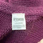 PINK - Victoria's Secret Victoria's Secret PINK Maroon Knit Sweater Size Large Photo 6