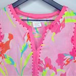 Gretchen Scott Cotton Embellished Tunic in Iconic Iris Pale Pink Size XS Photo 5