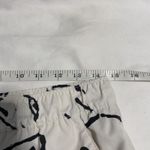 The North Face  Shorts Womens Large White Black Graphic Running Zip Pocket Liner Photo 5