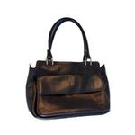 Tre Vero Genuine leather handbag Florentine craftsmanship in black leather Photo 0