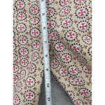 Ann Taylor LOFT  Women's Pants Capri Beige Pink Size 0P Marisa Petite Printed Photo 5