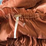 Free People NWOT cassidy romper in rust Orange Velvet Photo 6