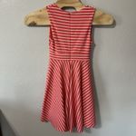 Anthropologie  Hutch Coral White Stripe‎ Tie Front Sleeveless Dress Size XSPetite Photo 3