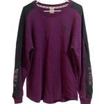 PINK - Victoria's Secret Spell Out PINK Victoria Secret purple long sleeve graphic sweater Pullover Photo 2