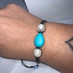 Seaside Pearls Marti Freshwater Pearl and Turquoise‎ Bracelet Blue Photo 3