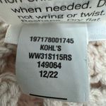 Nine West  Knit MIDI Light- Beige Lined Sweater Skirt Size L Photo 6