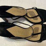 Ralph Lauren  slip on black heels size 9.5 Photo 2