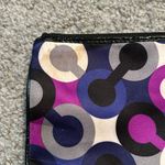 Coach  Satin Wristlet purple‎ and blue Photo 3