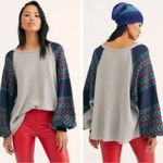 We The Free  by Free People Rainbow Dreams Aztec Batwing Sleeve Knit Top Photo 1