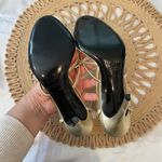 Escada Gold Strappy Heeled Sandals Size EU 38 Photo 7
