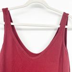 Reformation  Womens Organic Cotton Tyra Knit Maxi Dress Size L Chianti Scoop Neck Photo 9