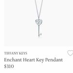 Tiffany & Co. Enchant Heart Key Necklace Photo 5