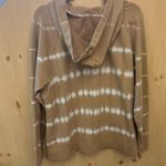 Isaac Mizrahi ISSAC MIZRAHI LIVE WOMANS XL HOODIE GOLD WHITE TIE DYE LOOKING STYLISH EUC Photo 9