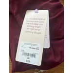 Stylish Johnny Wujek Burgundy Ruched Dress Photo 6