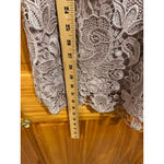 Free People New with Tag  Romantic Evening Margot Lace Mini Dress in Nude Size 0 Photo 7