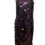 Bronx and Banco Chantal Noir Gown Dress In Black Multi Women's 8 Sequin Photo 3
