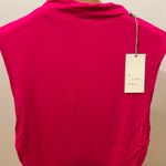 A New Day  Women's Pink Short Sleeve Side Ruched T-Shirt - Size XS - NWT Photo 2