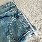 Levi's Premium 501 High Rise Distressed Denim Shorts Button Fly Size 28 Photo 10