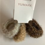 Icing  & Claire’s Gold-Toned Bracelet Cord, Brown Beaded Bracelet, Hair Ties. Photo 3