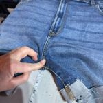 Zenana Outfitters NWT Plus‎ Size Denim Shorts Cuffed Distressed Size 3X Photo 4