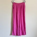 Aerie  Pool To Party Pants Size Medium Gauze Wide Leg Pink Beach Photo 1