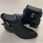 & Other Stories & Other Stories Black Buckle Leather Ankle Booties Photo 1