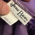 VTG 70s lace bodice lavender dress Size M Photo 2