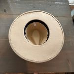 Cream Chain Link Strap Western Fashion Hat Photo 5