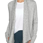 Athleta Open Cardigan Women's 2X Gray Heather Wrap With Pockets Marl Pranayama Photo 0