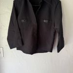 No Boundaries Y2K  Black Button-Up Shirt Juniors Medium 2000s Utility Style‎ Photo 2