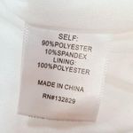 MORE TO COME Caira Ruffle Dress in Large White Photo 5