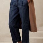 Banana Republic factory luxe mid rise straight dark wash crop jeans size 27/4 Photo 0