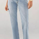 frame denim Le Slouch Low Rise Relaxed Fit Straight Leg Jeans in Legacy Size 33 Photo 0