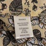 Max Studio  Women Top Size L Smocked Pleated Ties Waist Babydoll Pullover V-Neck Photo 8