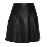 Joie  Maisel Lambskin Leather Mini Skirt - S Photo 4