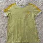 Adidas  Originals 3-Stripes Trefoil Ringer Tee Yellow White T-Shirt Size Medium Photo 7
