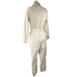 Alex Mill Expedition Women's White Belted Long Sleeve Skinny Overalls Jumpsuit S Photo 3